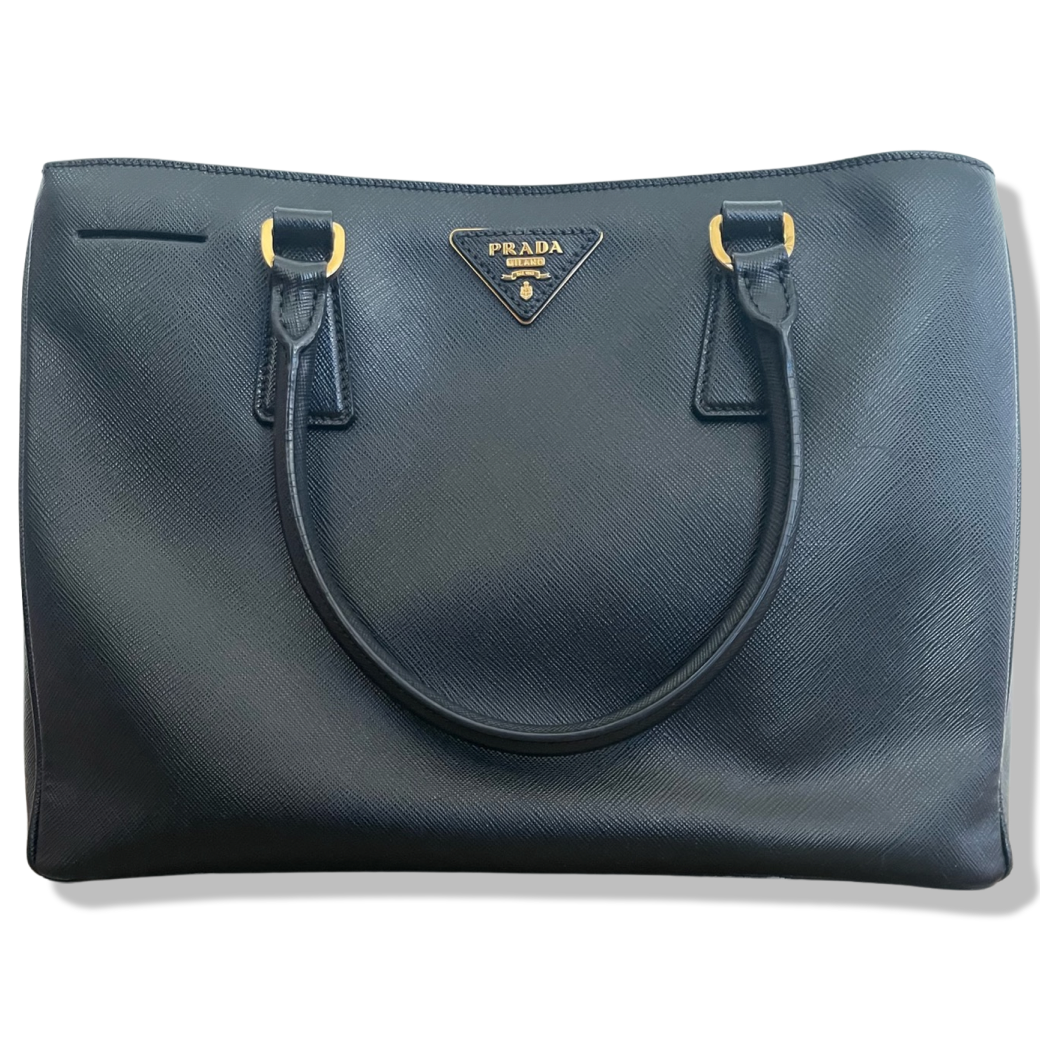 Prada Fiocco Saffiano Lux Crossbody Bag