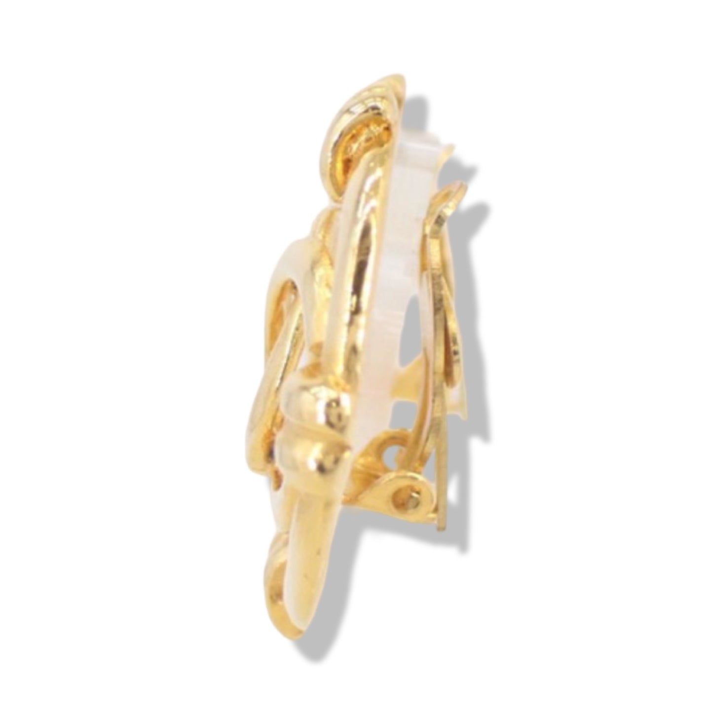 Pre-Owned Chanel Clip On Earrings Coco Mark Round - CH1151