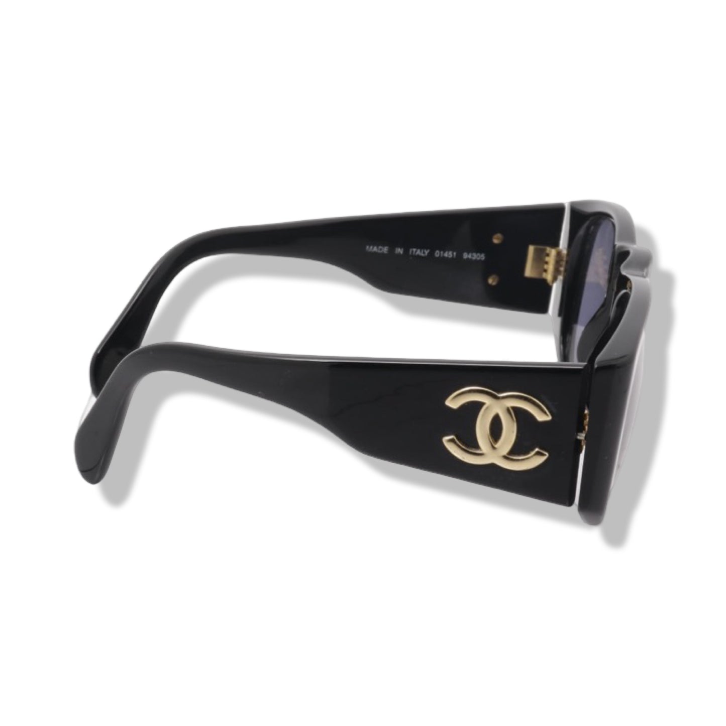 Pre-Owned Chanel Black Large Coco Mark Sunglasses - CH1230