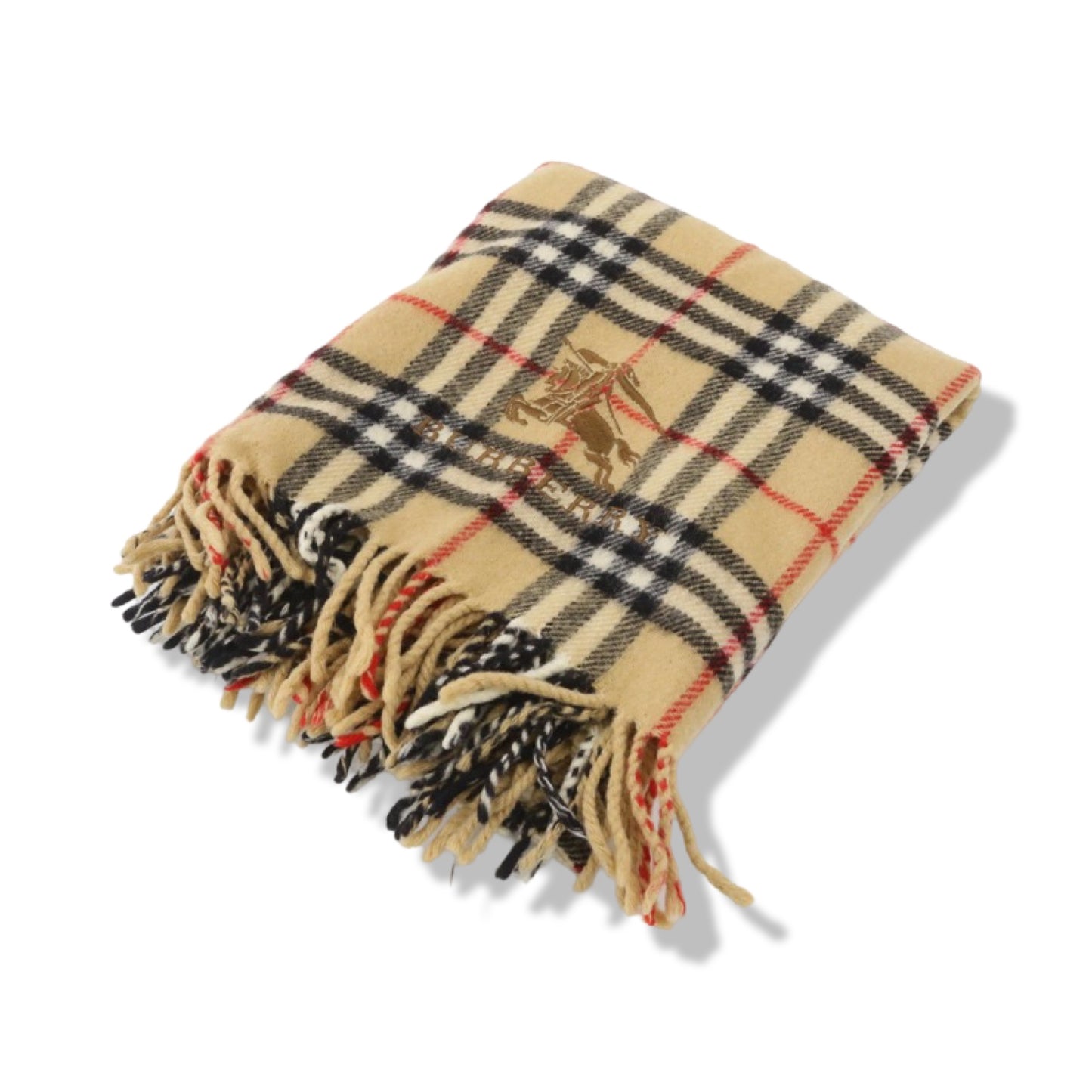 Pre-Owned Burberry House Check Classic Lambswool Scarf - BB1082