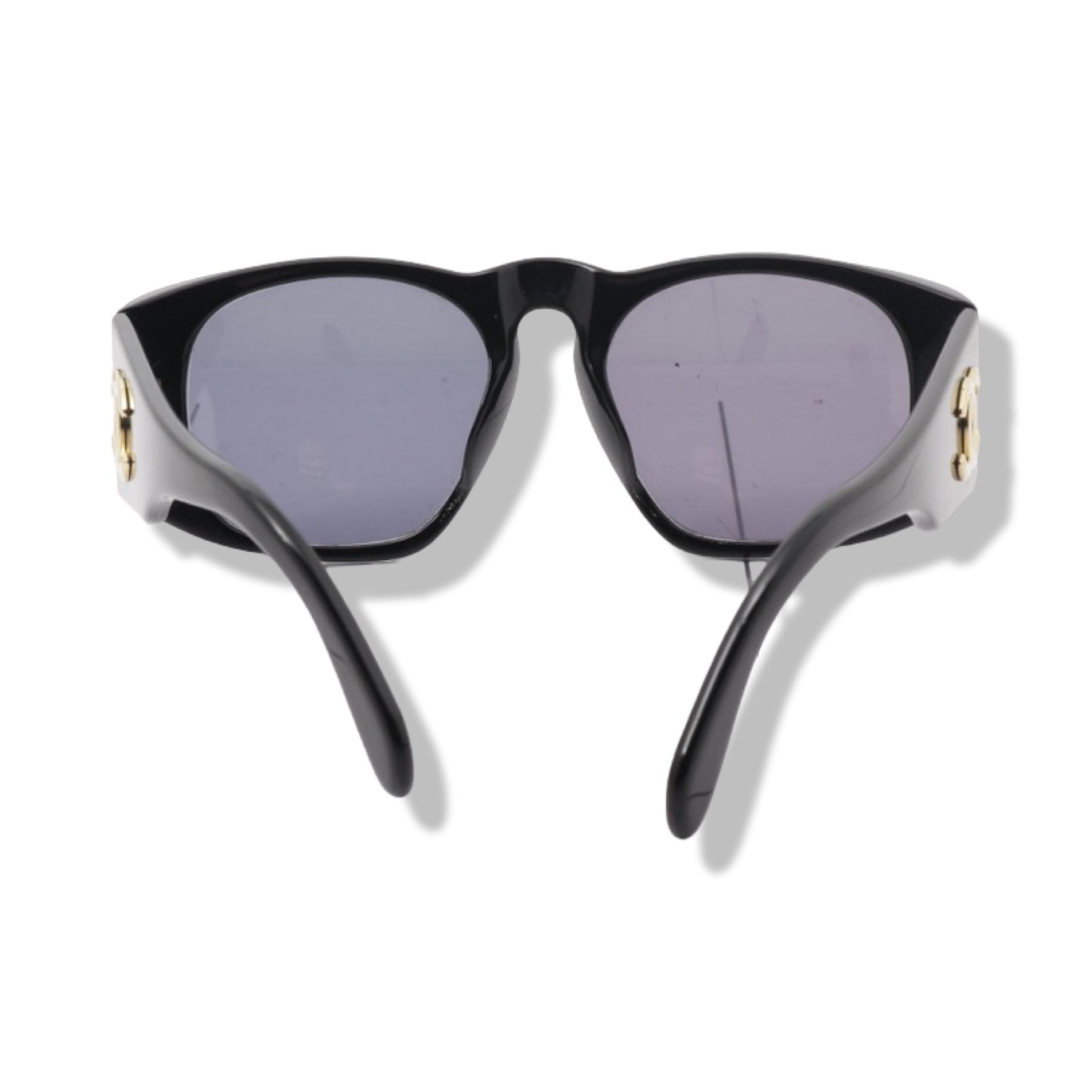 Pre-Owned Chanel Black Large Coco Mark Sunglasses - CH1230