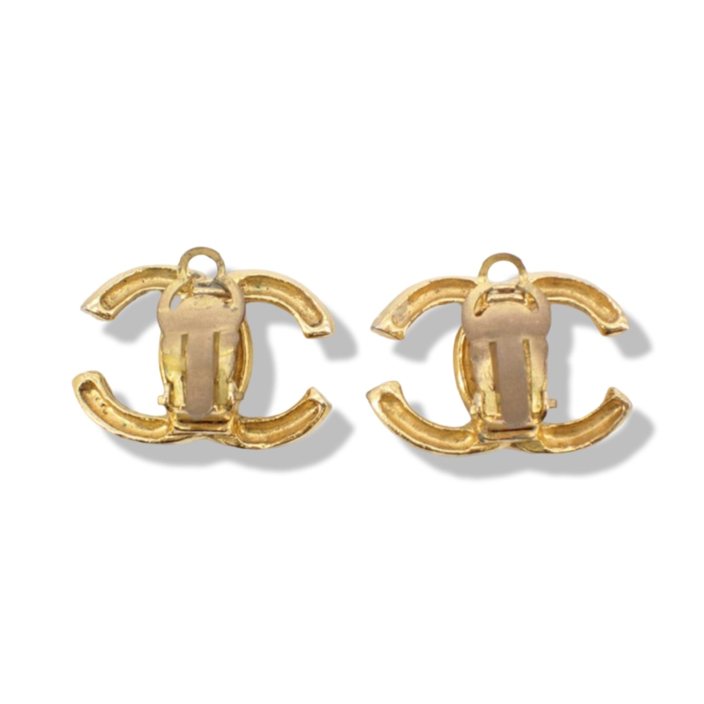 Pre-Owned Chanel Clip On Earrings Coco Mark - CH1150