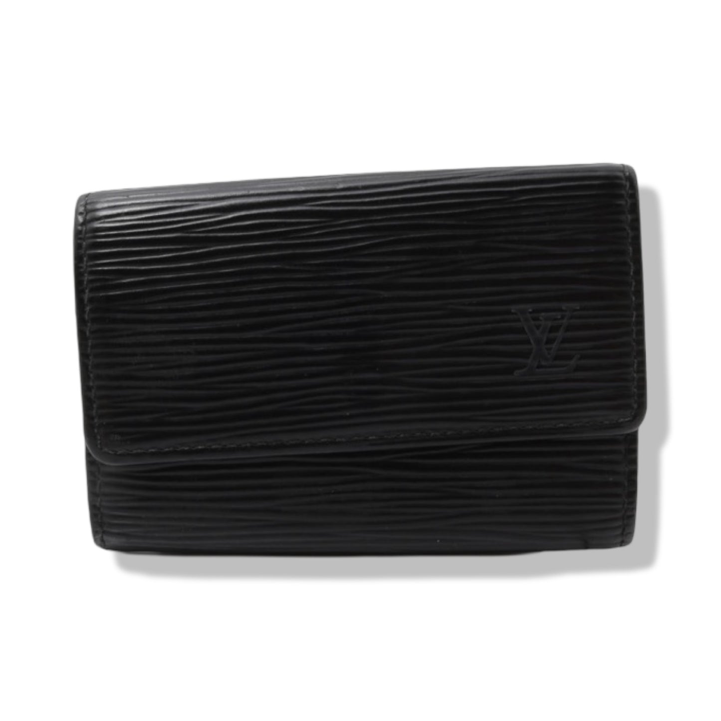 Pre-Owned Louis Vuitton Multicle 6 Key Case Black Epi Leather - LV2138