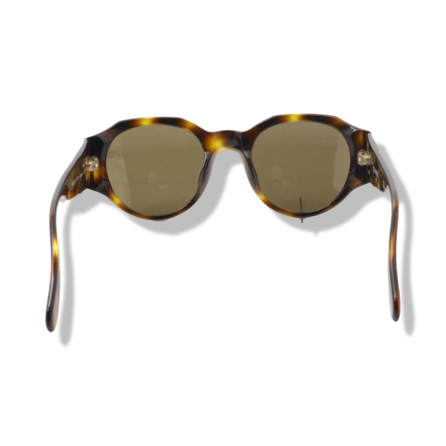 Pre-Owned Chanel Brown Tortoise Coco Mark Sunglasses