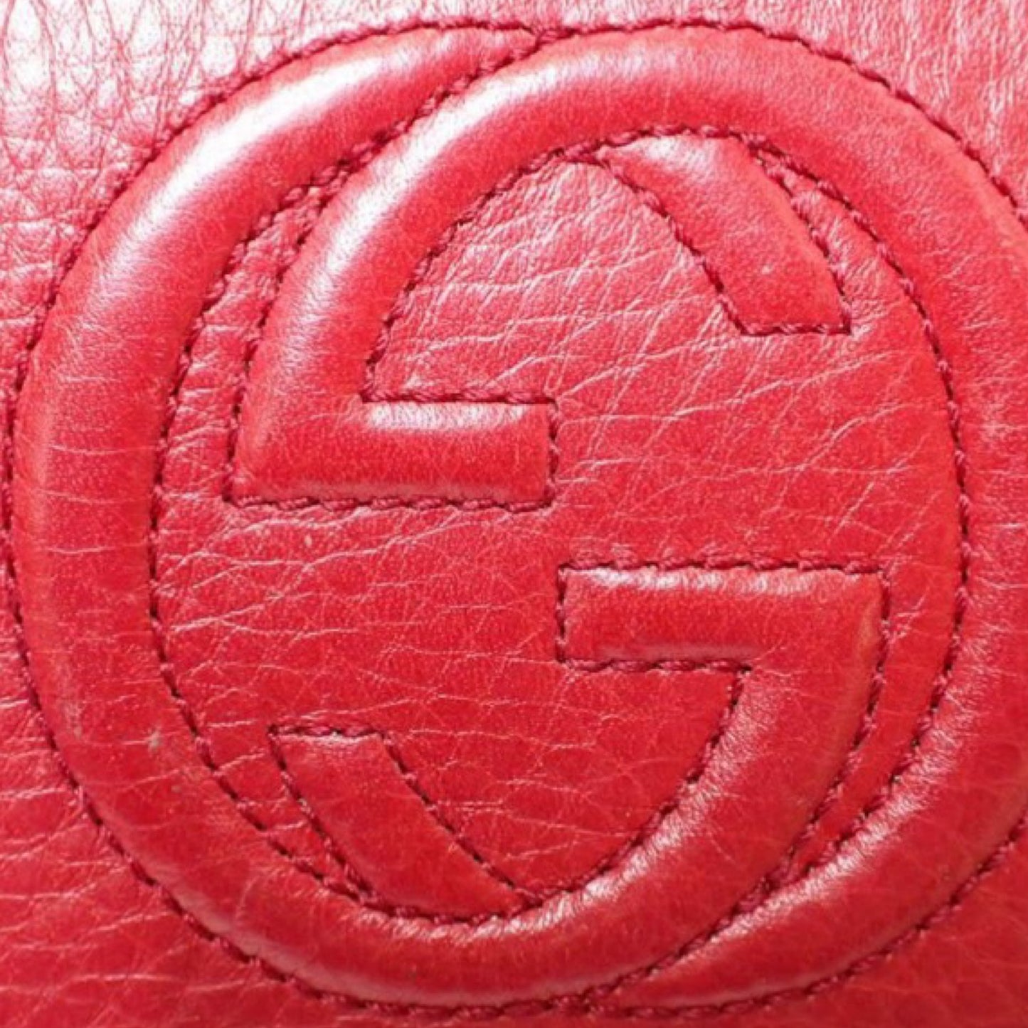 Pre-Owned Gucci Soho Leather Long Zip Wallet - G1310