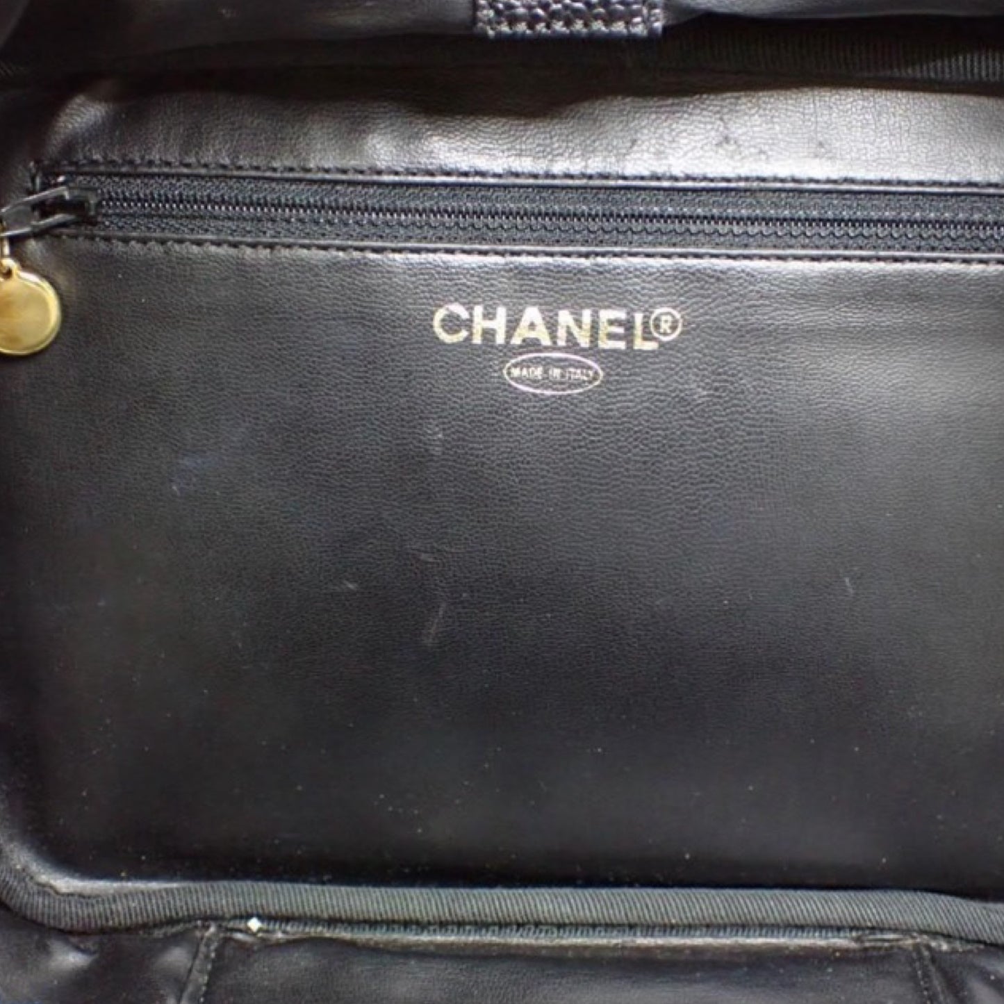 Pre-Owned Chanel Caviar Decacoco Vanity Bag with Strap- CH1279