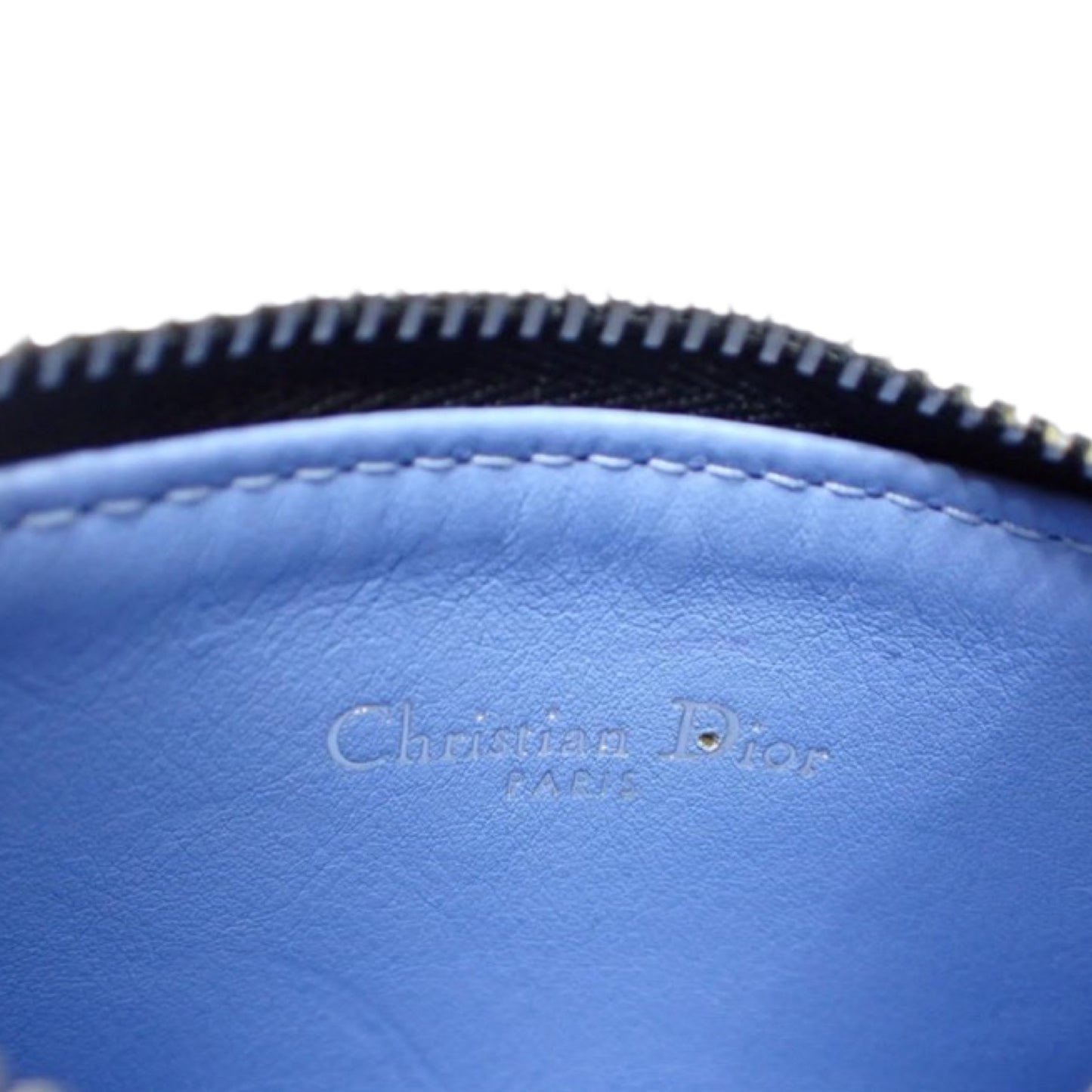 Pre-Owned Dior Cannage Charm Sequin and Leather Coin Case or Key Charm - DIO1082