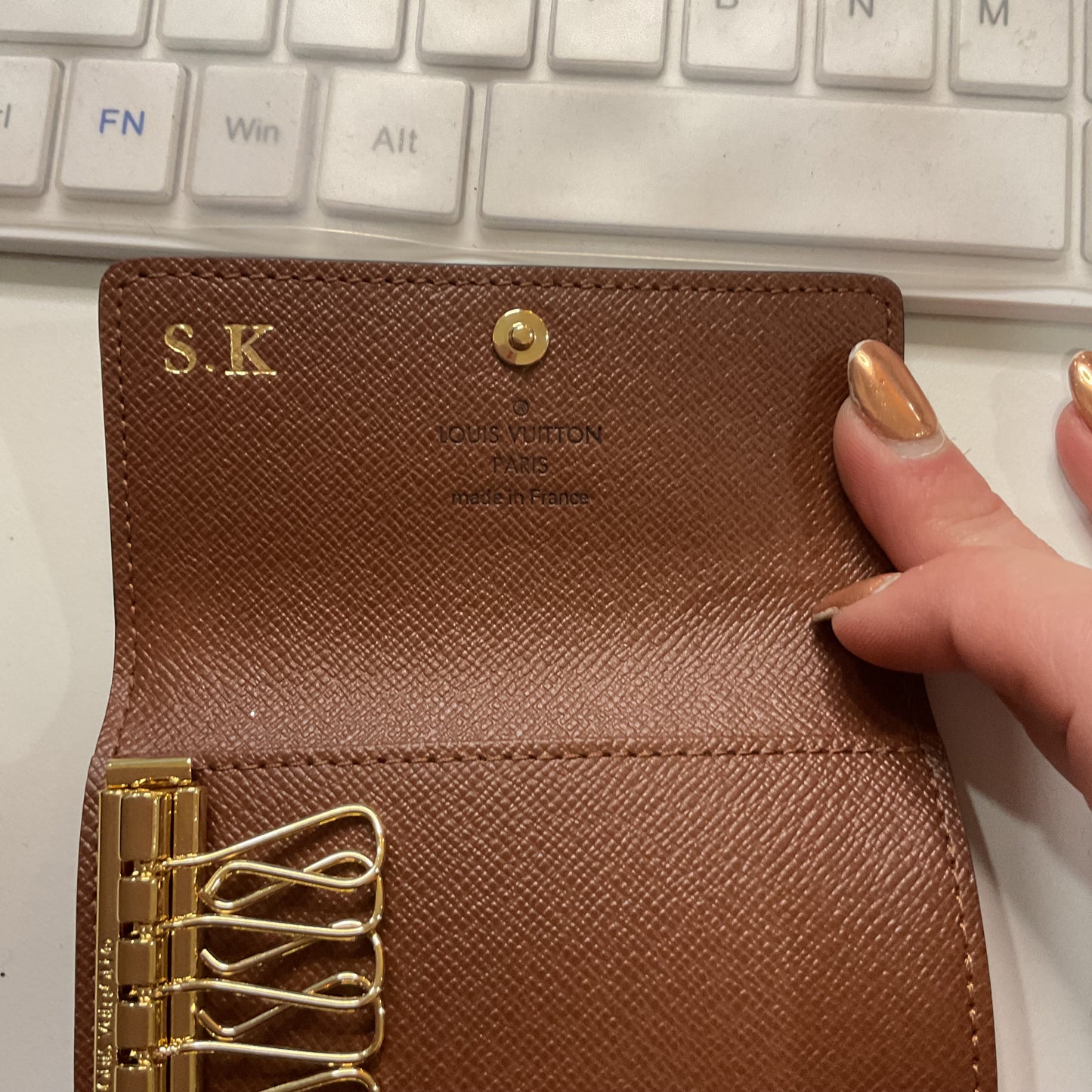 Pre-Owned Louis Vuitton Multicle 6 Monogram Canvas Six Key Holder sk