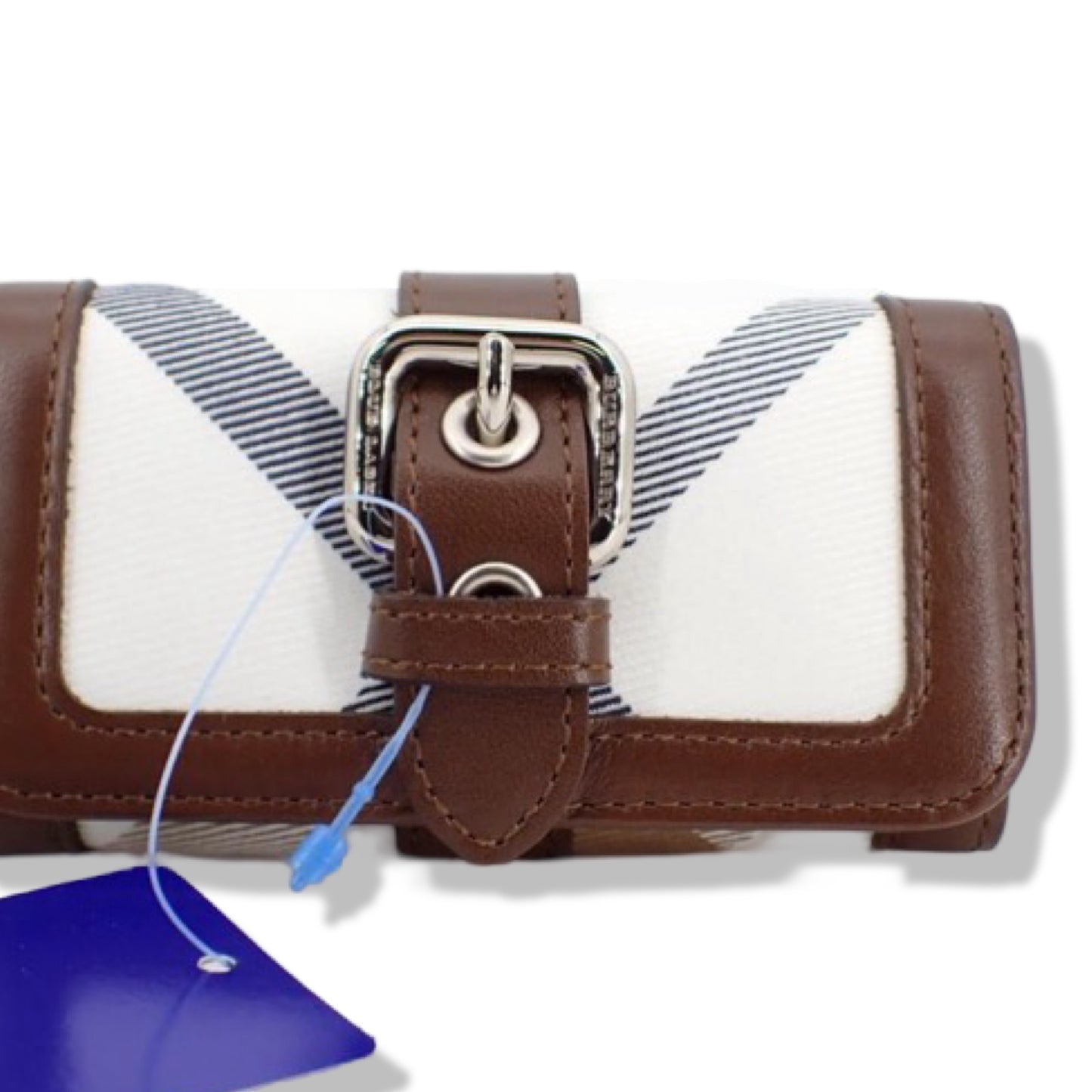 Pre-Owned Burberry Blue Label Key Holder Nova Check Canvas - BB1076