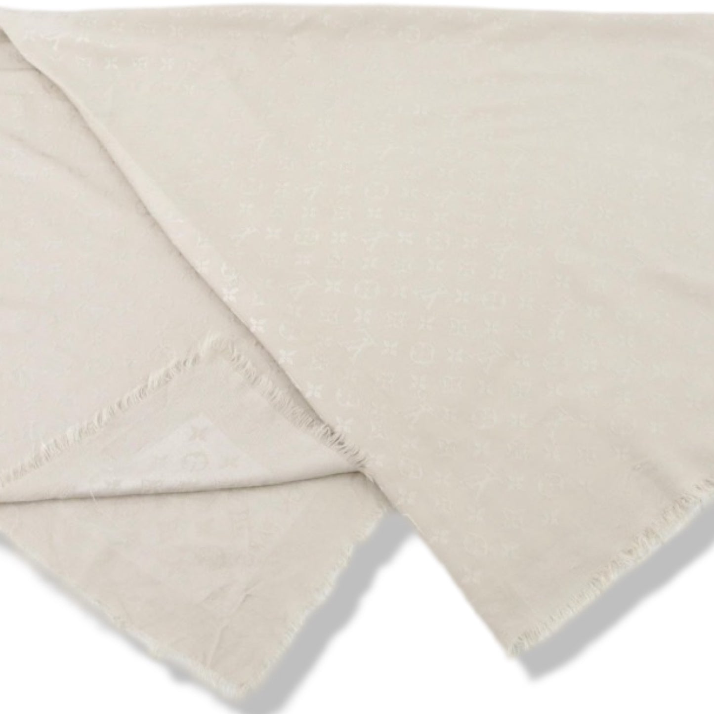 Pre-Owned Louis Vuitton Monogram Shine Shawl Gray- LV2167