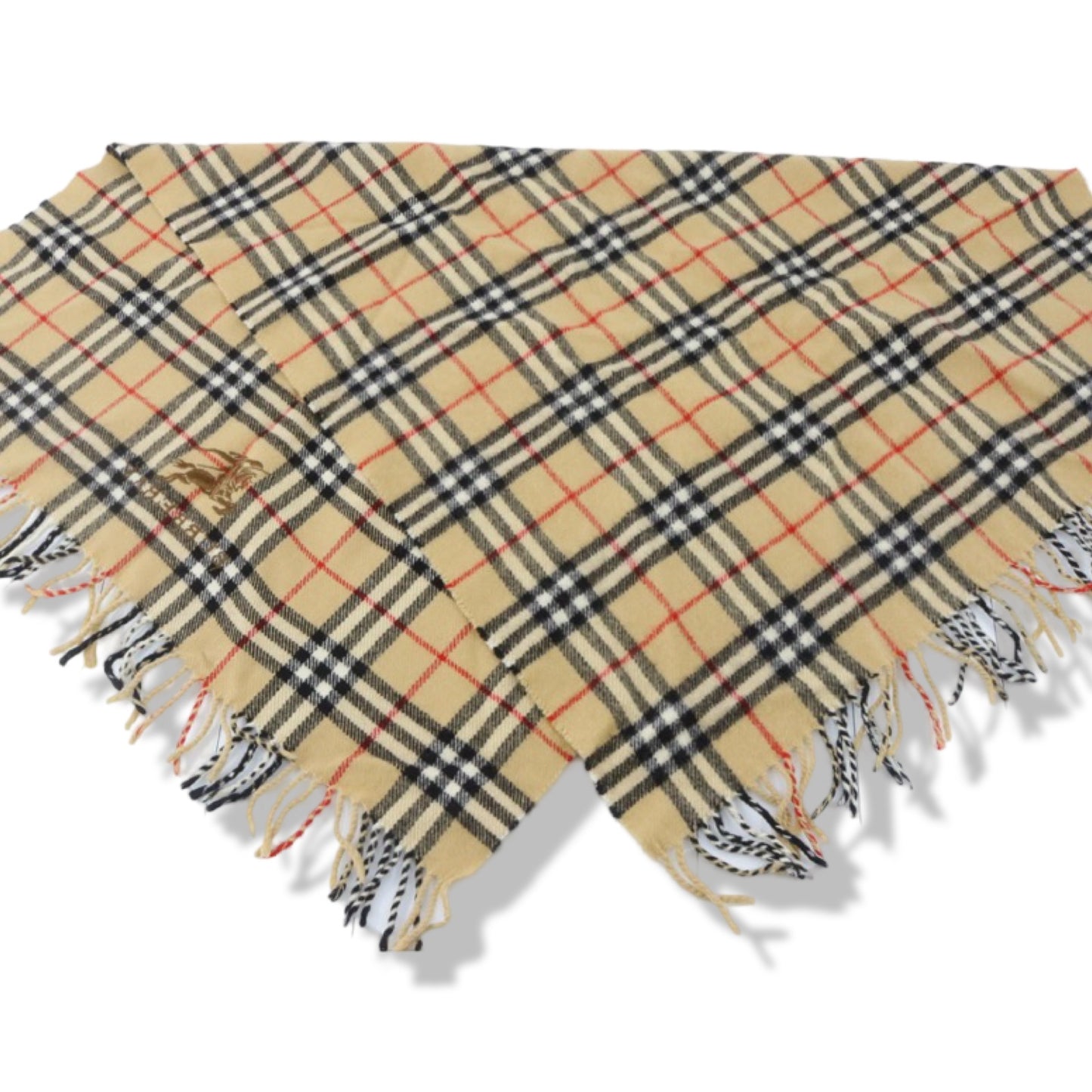 Pre-Owned Burberry House Check Classic Lambswool Scarf - BB1082
