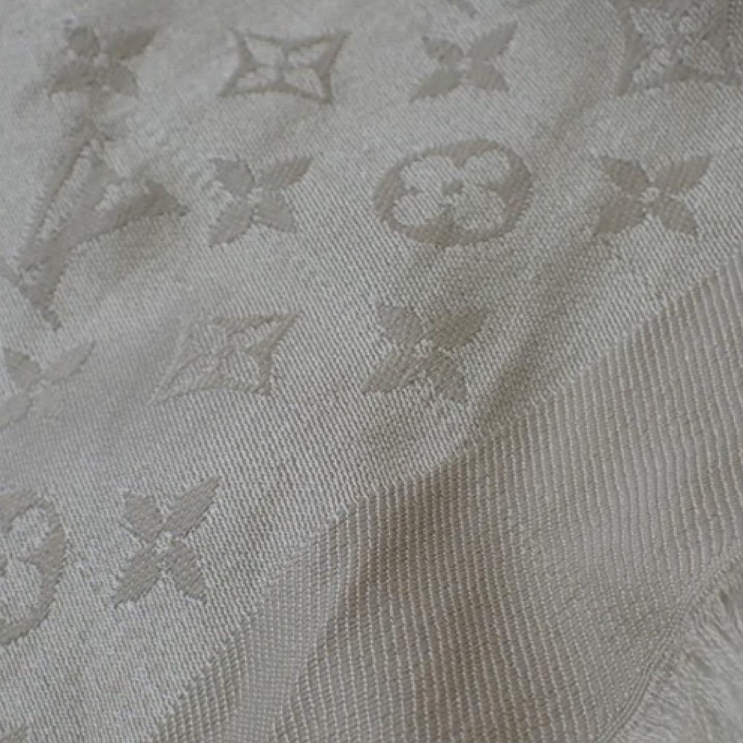 Pre-Owned Louis Vuitton Monogram Shine Shawl Gray- LV2167