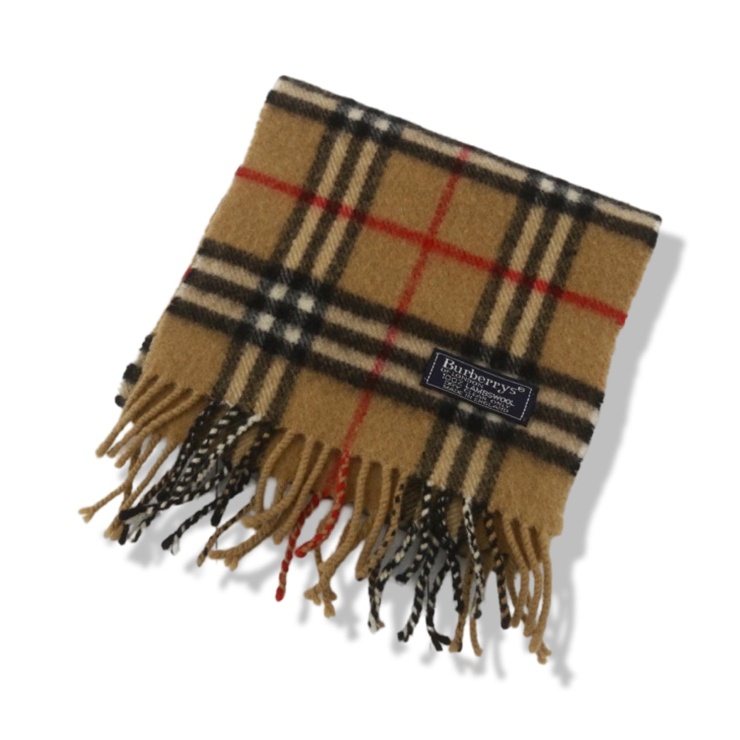 Pre-Owned Burberry House Check Classic Lambswool Scarf - BB1068