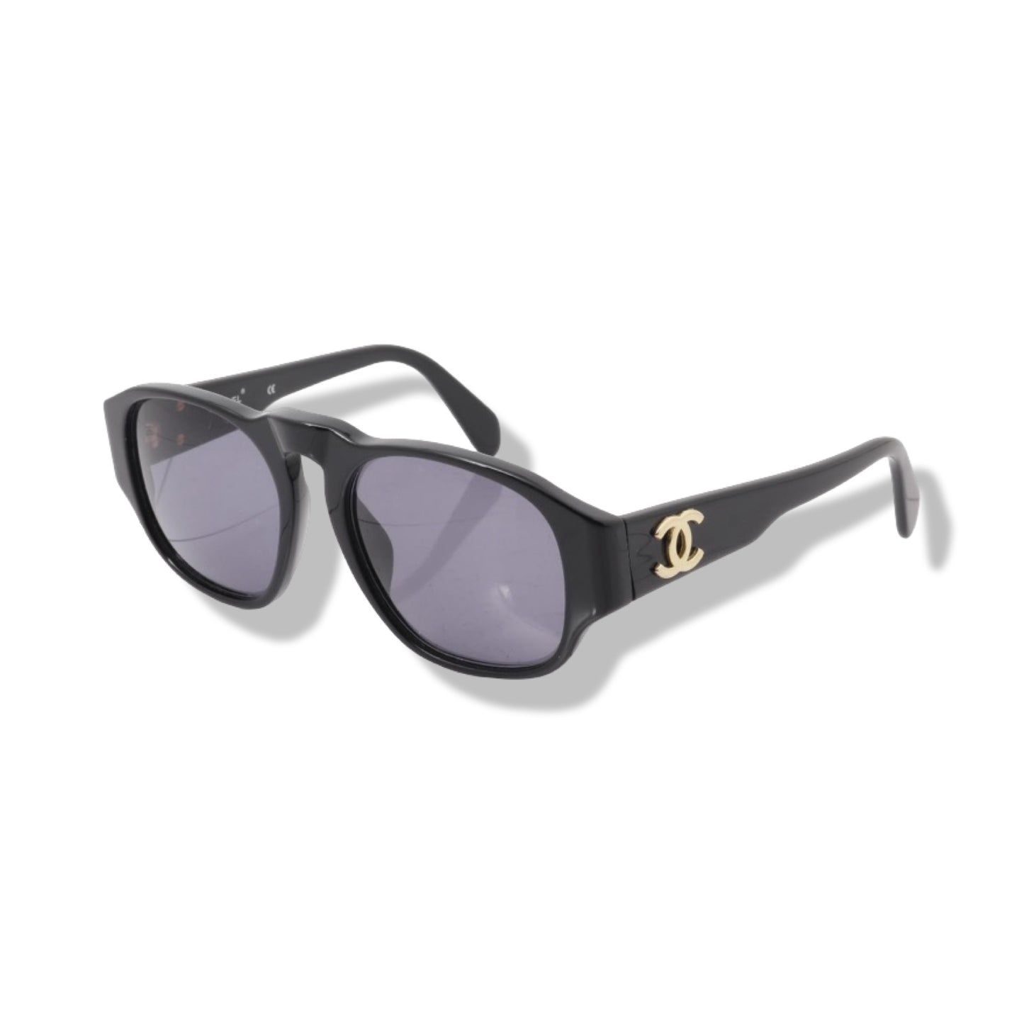 Pre-Owned Chanel Black Coco Mark Sunglasses - CH1228