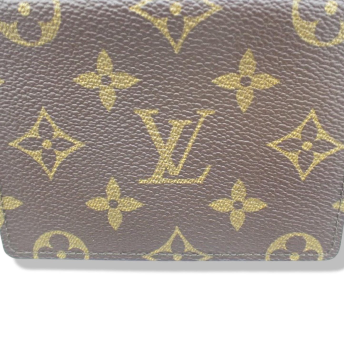 Pre-Owned Louis Vuitton Porto 2 Cult Vertical Monogram Classic Canvas Card Holder - LV2026