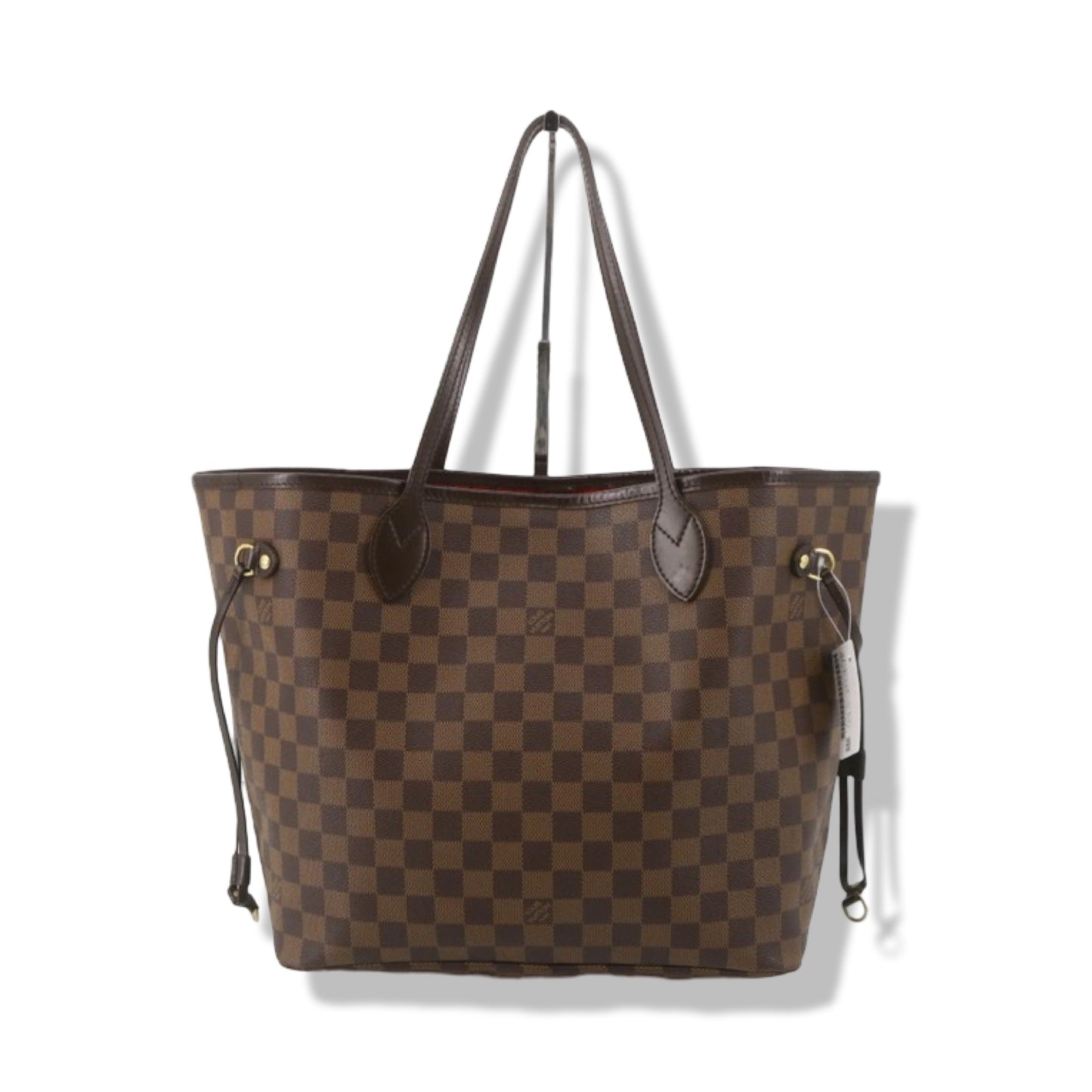 Pre-Owned Louis Vuitton Damier Ebene Canvas Damier Ebene Neverfull MM Tote Bag- LV2007