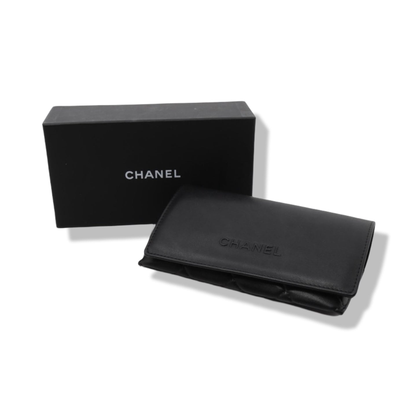 Pre-Owned Chanel Black Coco Mark Rectangle Sunglasses - CH1261