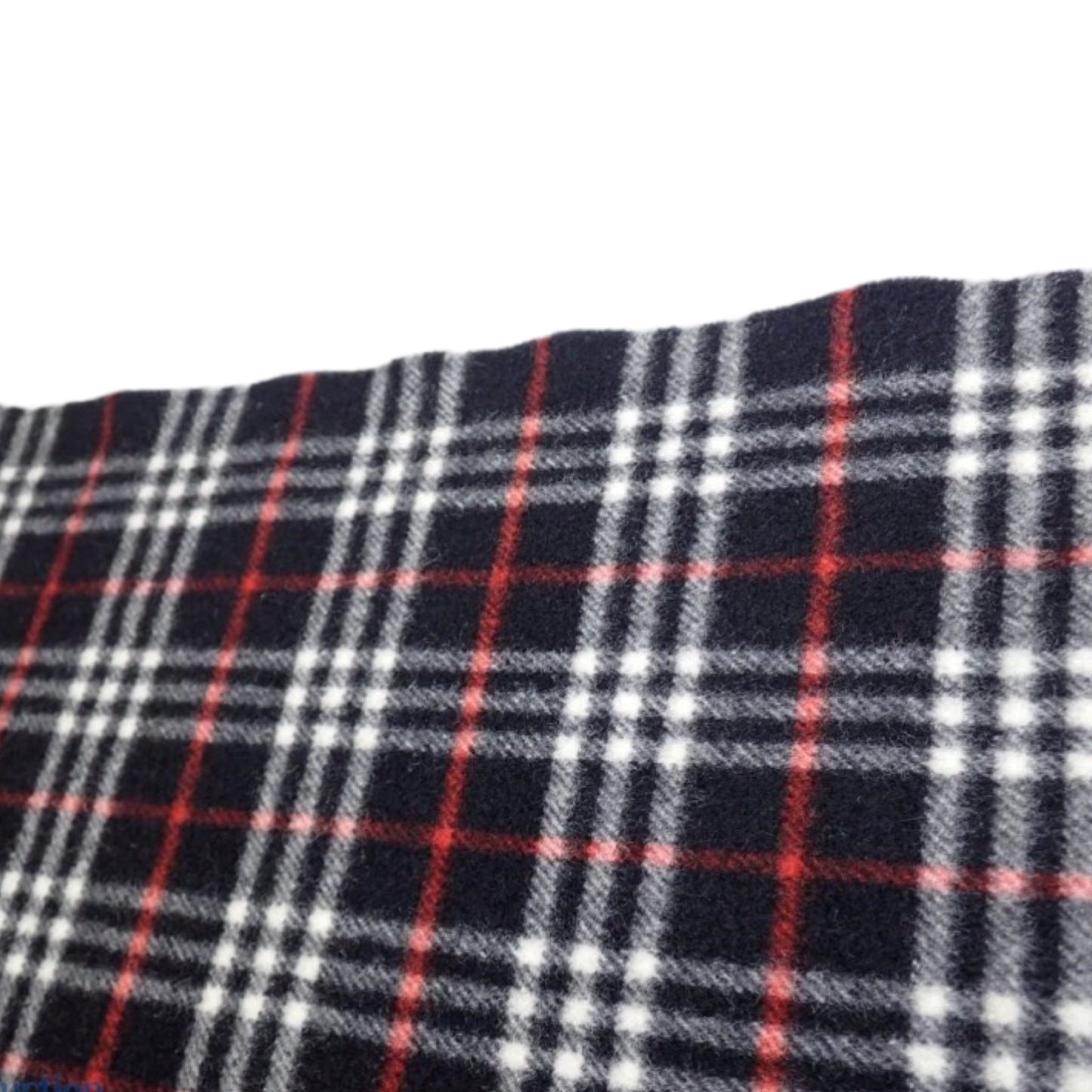 Pre-Owned Burberry Navy Blue House Check Classic Cashmere Scarf - BB1072