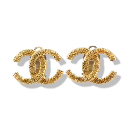 Pre-Owned Chanel Clip On Earrings Coco Mark - CH1150