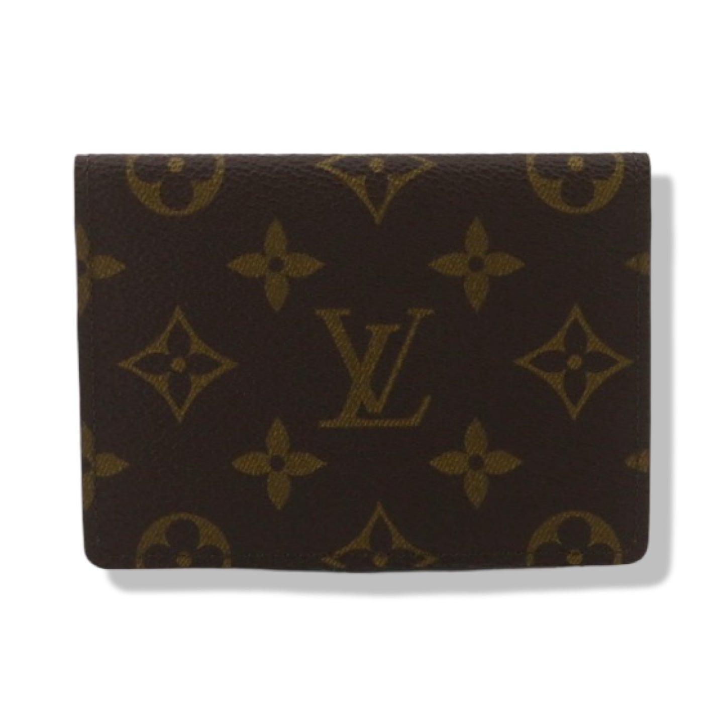 Pre-Owned Louis Vuitton Porto 2 Cult Vertical Monogram Classic Canvas Card Holder - LV2026