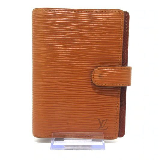 Pre-Owned Louis Vuitton Agenda PM Burnt Orange Epi Leather Small Leather Goods