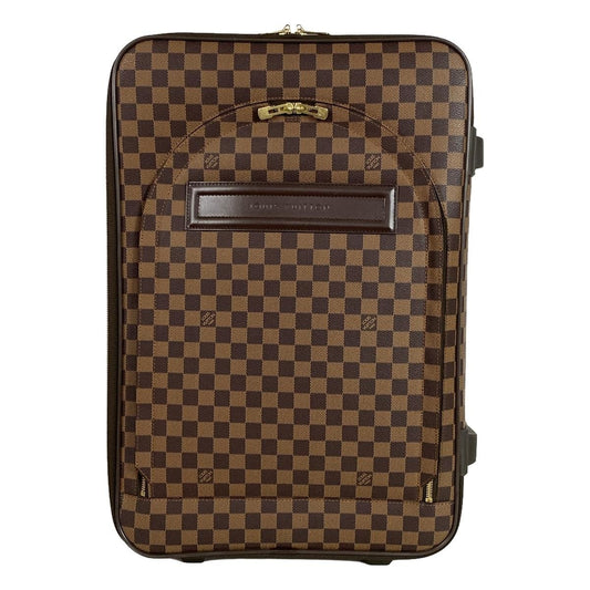 Pre-Owned Louis Vuitton Damier Ebene Coated Canvas Pegase 55 Carrying Case Luggage