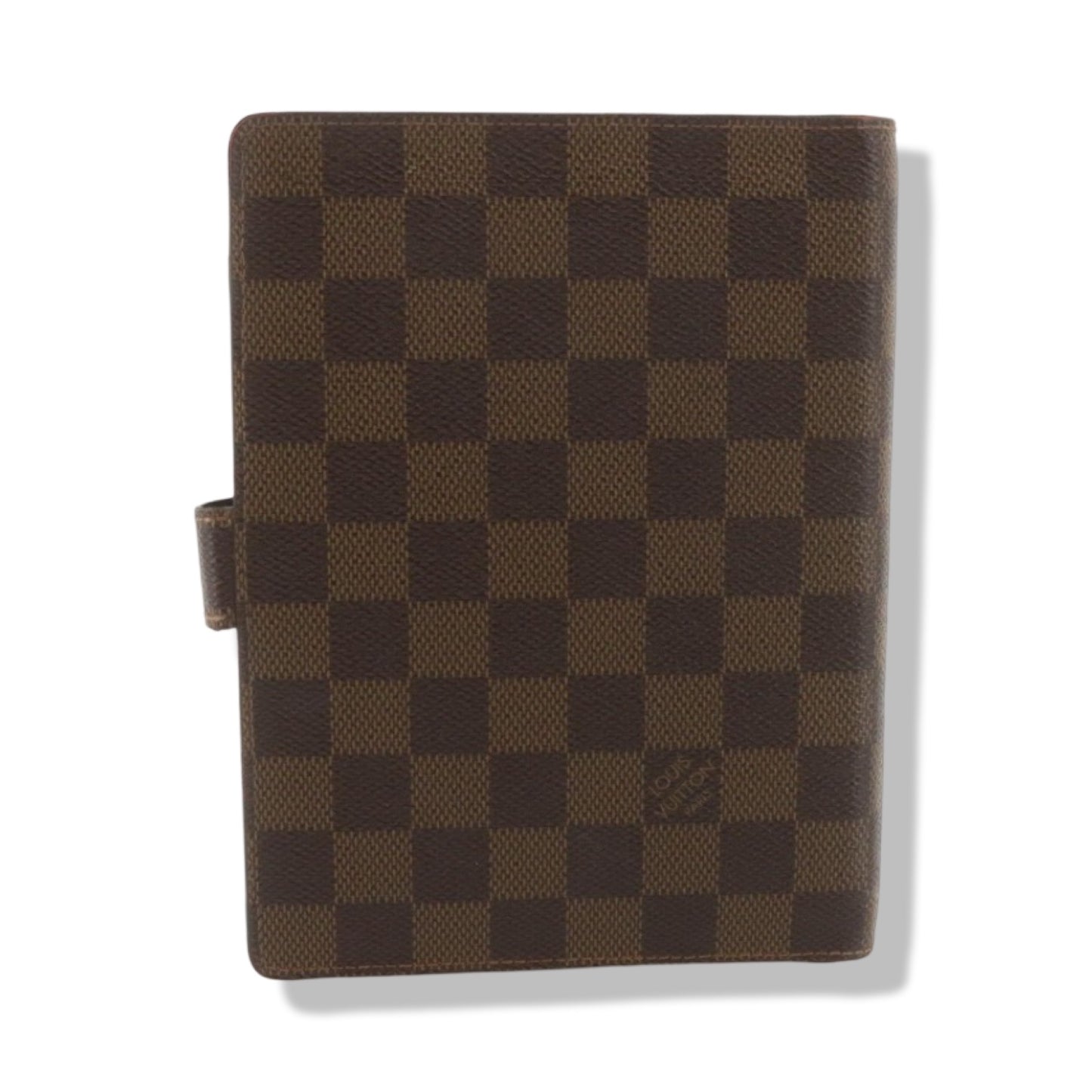 Pre-Owned Louis Vuitton Damier Ebene Coated Canvas Medium Ring Agenda Cover - LV2034