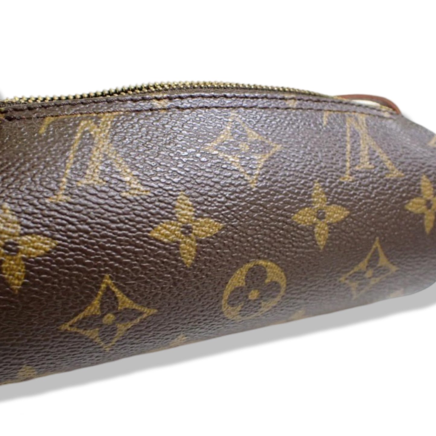 Pre-Owned Louis Vuitton Papillon Mini Pouch Monogram Coated Canvas Wristlet - LV2161