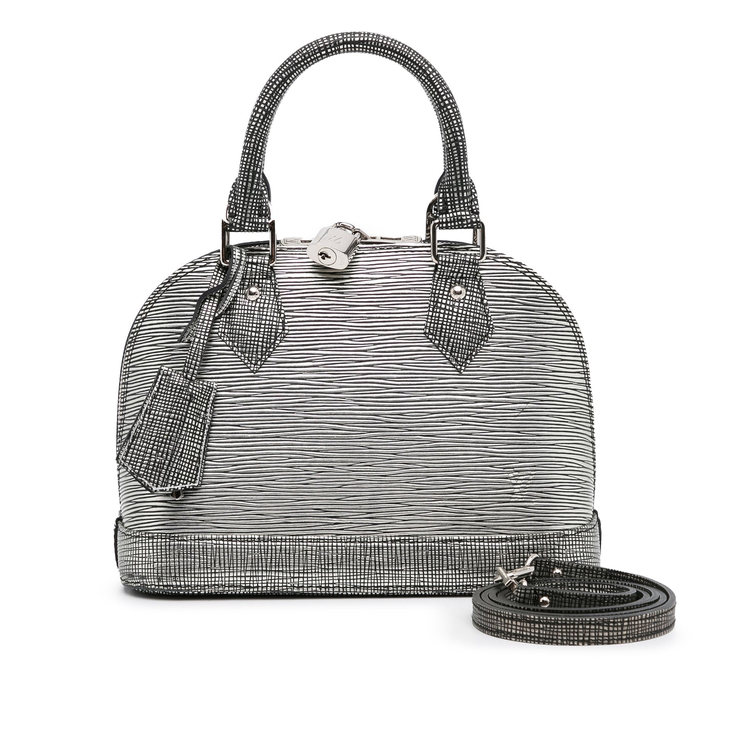 Pre-Owned Louis Vuitton Epi Alma Platine BB