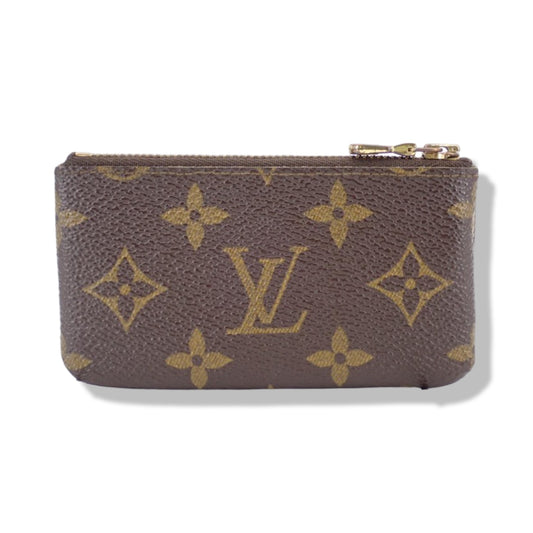 Pre-Owned Louis Vuitton Pochette Cle Coin Monogram Canvas Key Pouch - LV2163