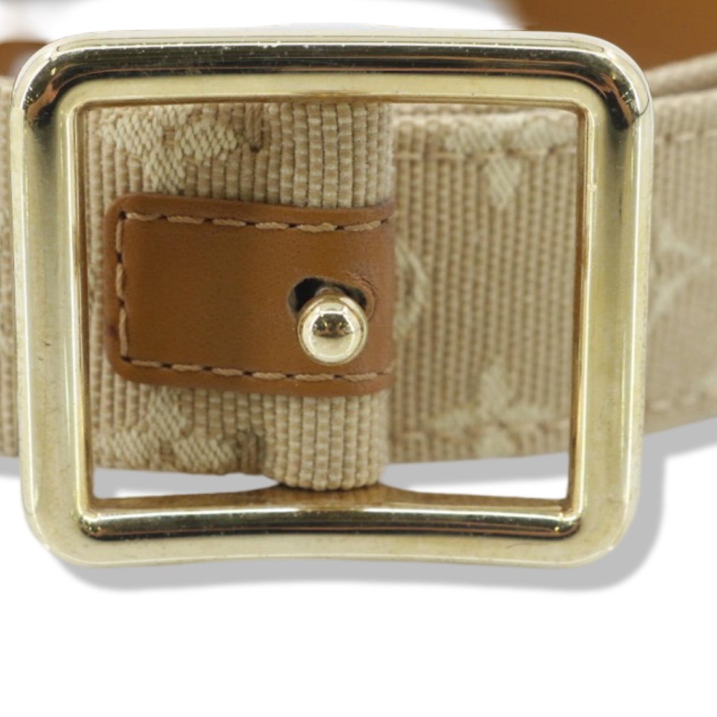 Pre-Owned Louis Vuitton Santur 2004 Belt 90 CM Monogram Mini Lin Small Leather Goods - LV2001