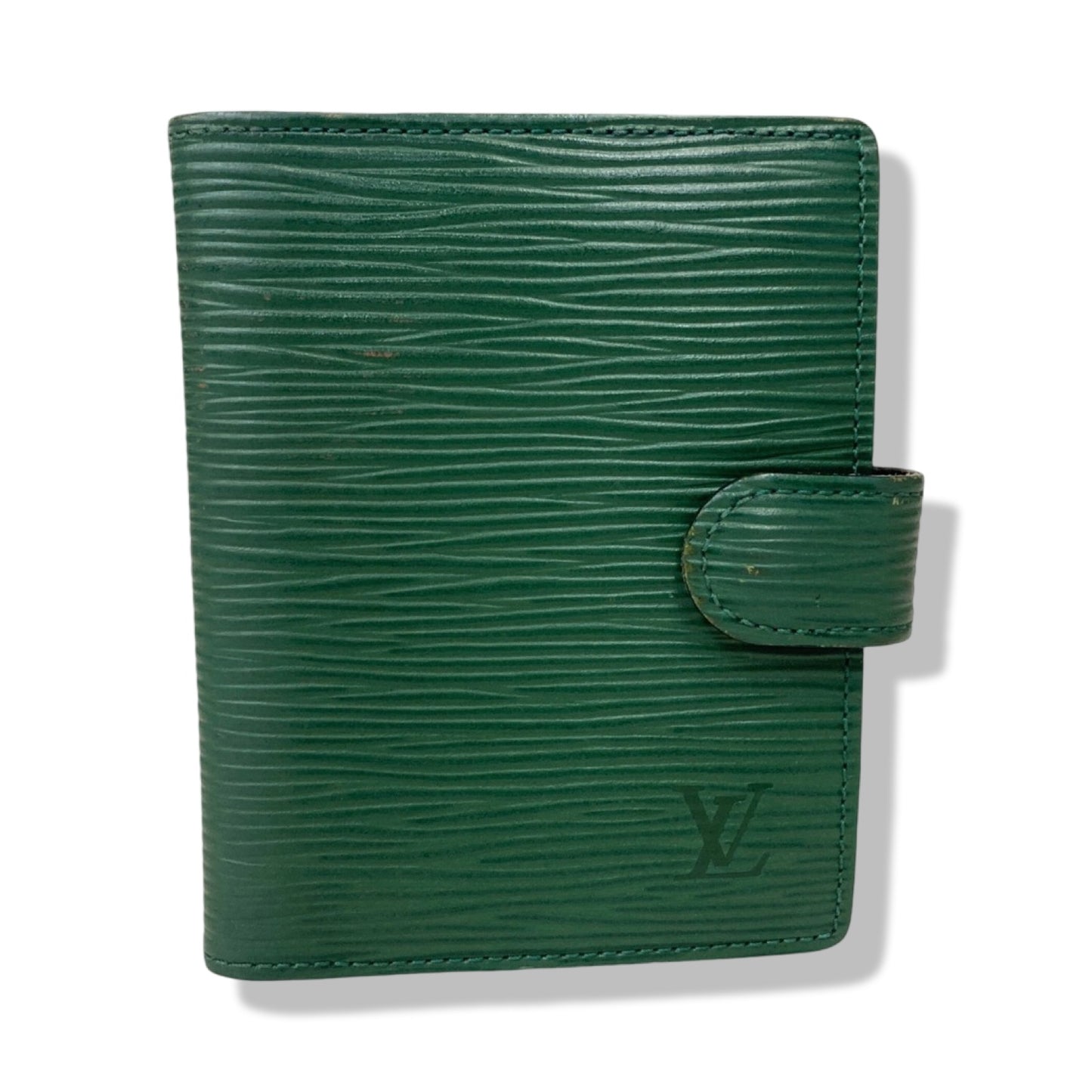 Pre-Owned Louis Vuitton Mini Pouch Green Epi Leather Small Leather Goods