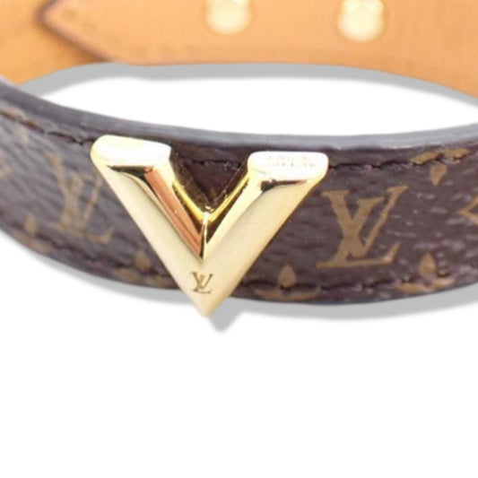 Pre-Owned Louis Vuitton Monogram Bracelet Essential V Bracelet 22cm - LV2024