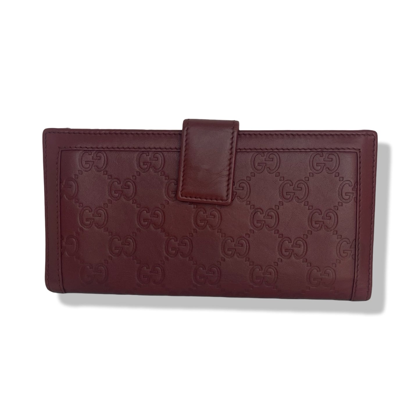 Pre-Owned Gucci Guccissima Leather Sukey Continental Wallet - G1323