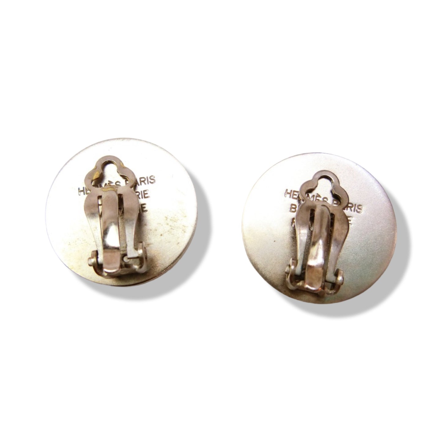 Pre-Owned Hermes Serie Clip-On Earring in Silver - HER1051