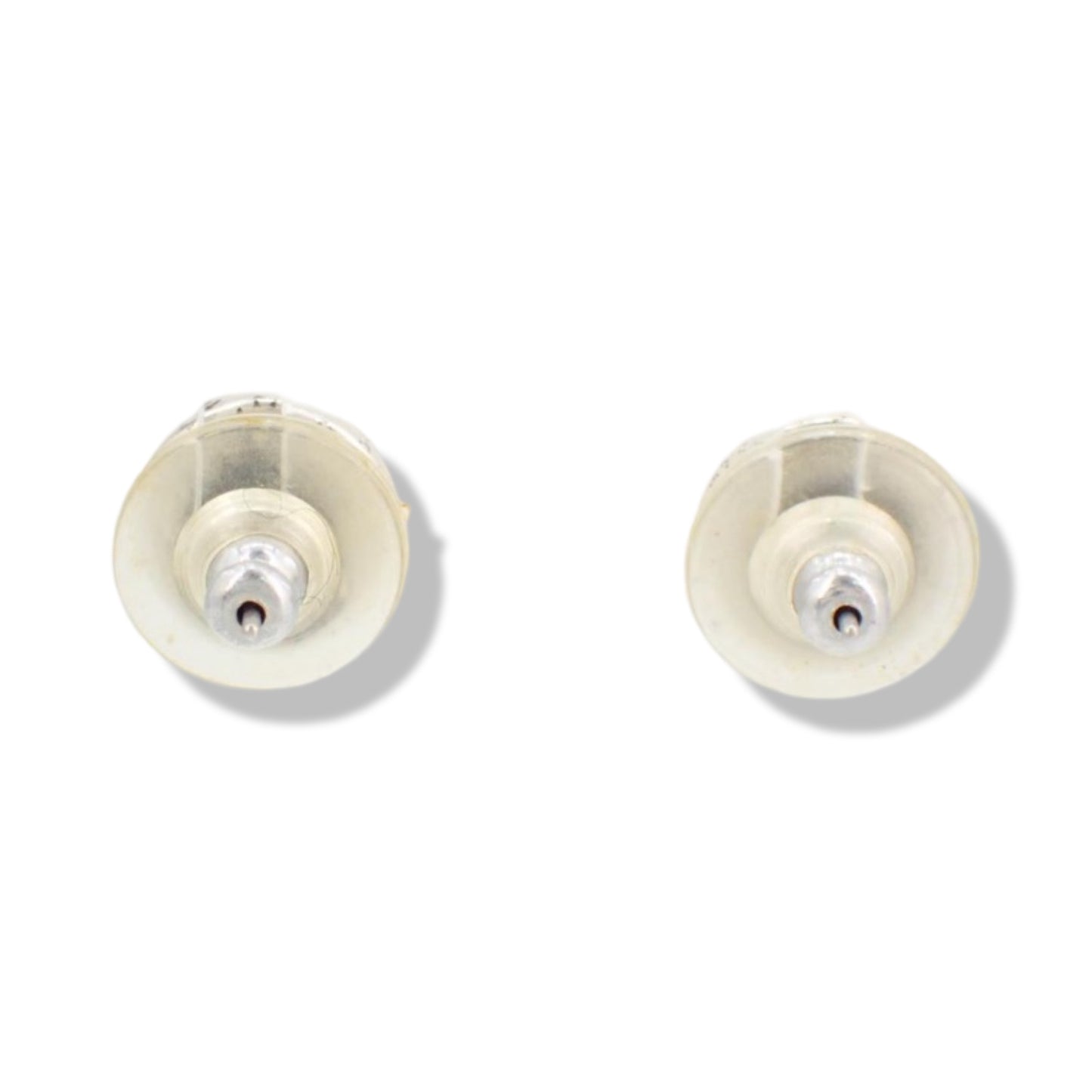 Pre-Owned Chanel Coco Button Pierced Earrings - CH1265