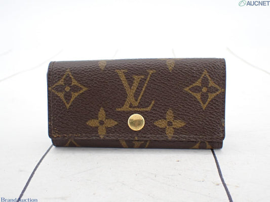 Pre-Owned Louis Vuitton Multicle Monogram Classic Canvas 4 Key Holder