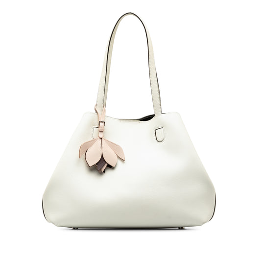 Pre-Owned Dior Leather Medium Blossom Tote