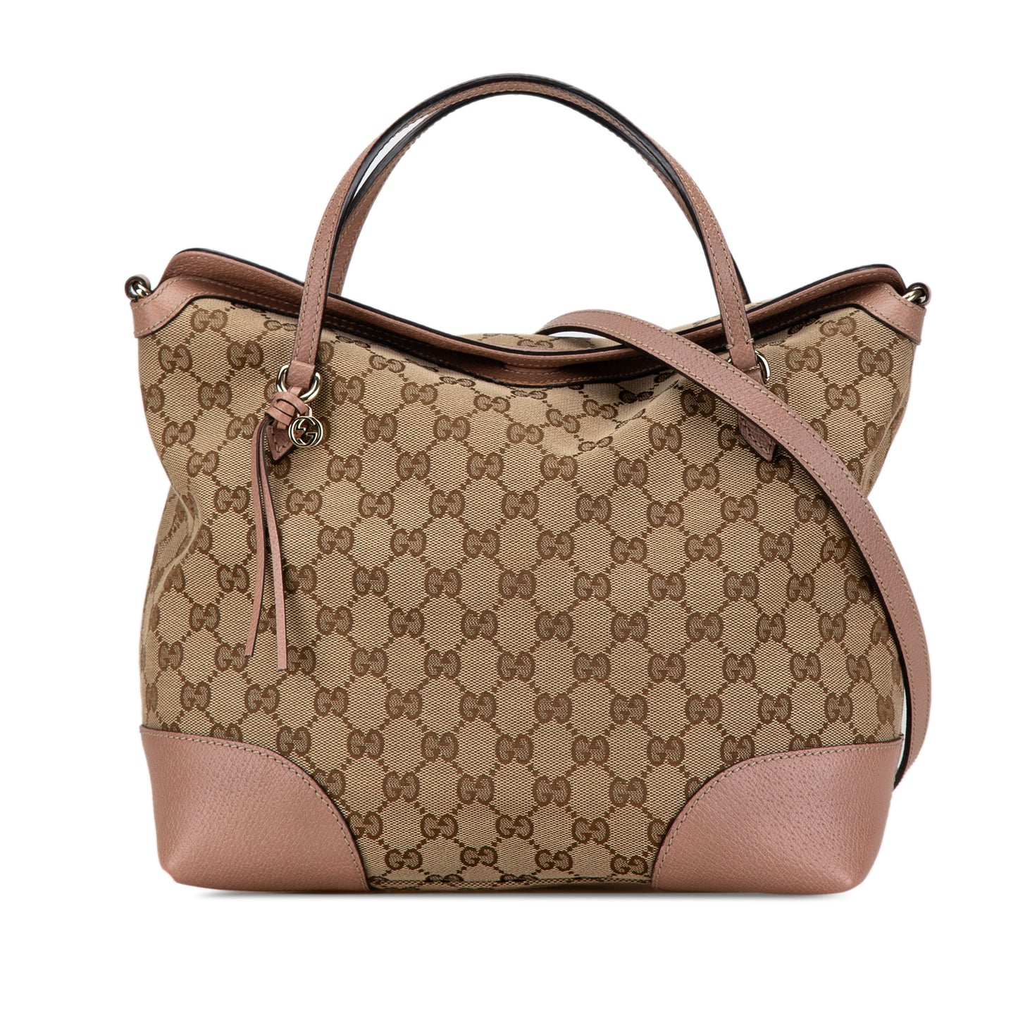 Pre-Owned Gucci Medium GG Canvas Bree Satchel - G1300