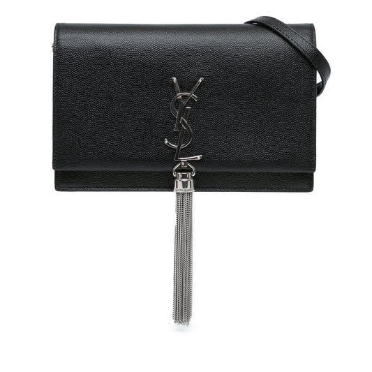 Pre-Owned Saint Laurent Kate Tassel Medium Grain de Poudre Crossbody Bag - YSL1104