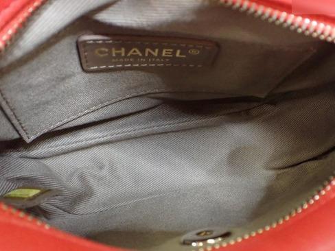 Pre-Owned Chanel Camera Red Leather Crossbody Bag