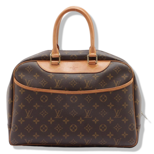 Pre-Owned Louis Vuitton Monogram Deauville Top Handle Bag