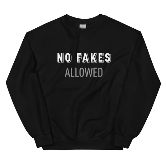 AV "No Fakes Allowed" Crew Neck Sweater